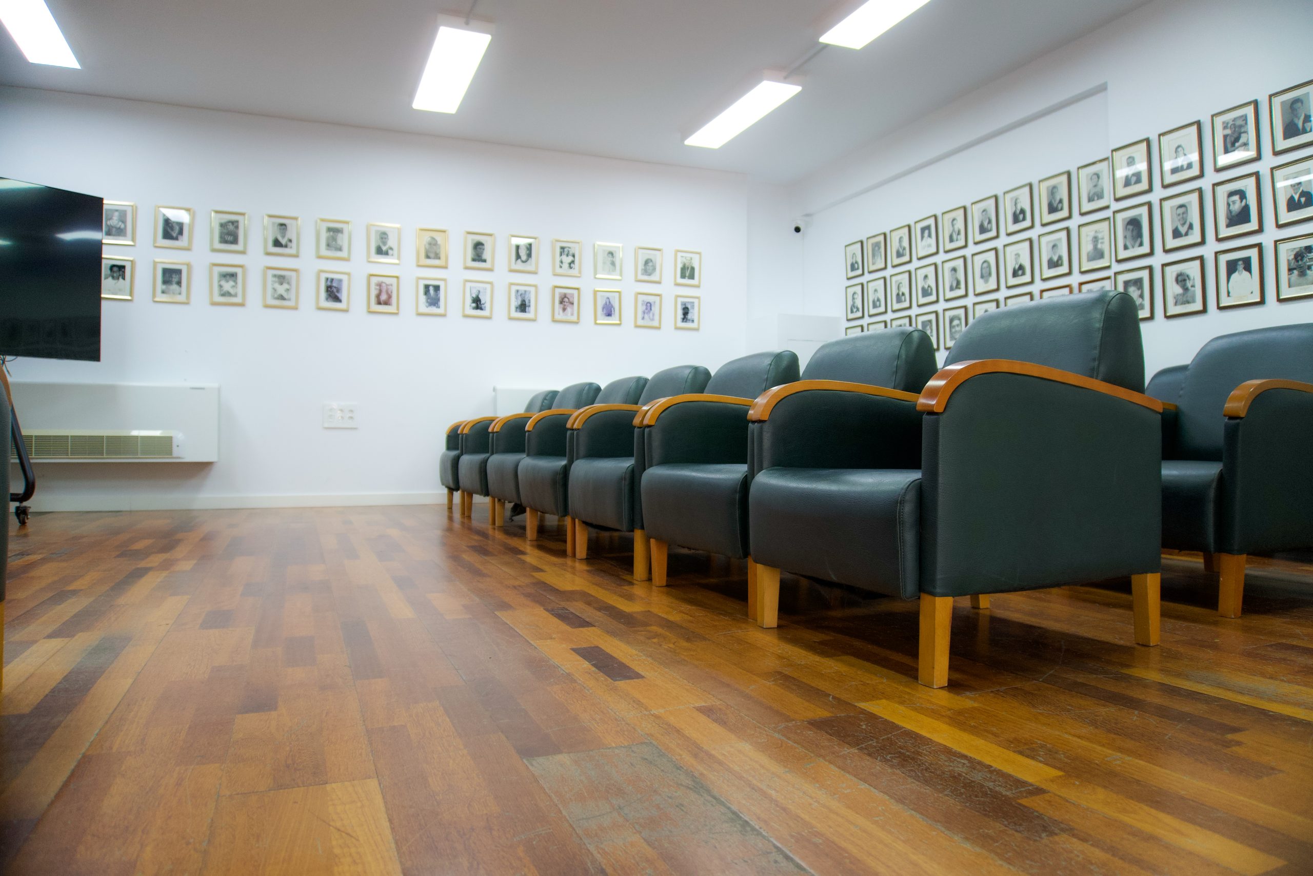 Butacas de la sala de reuniones