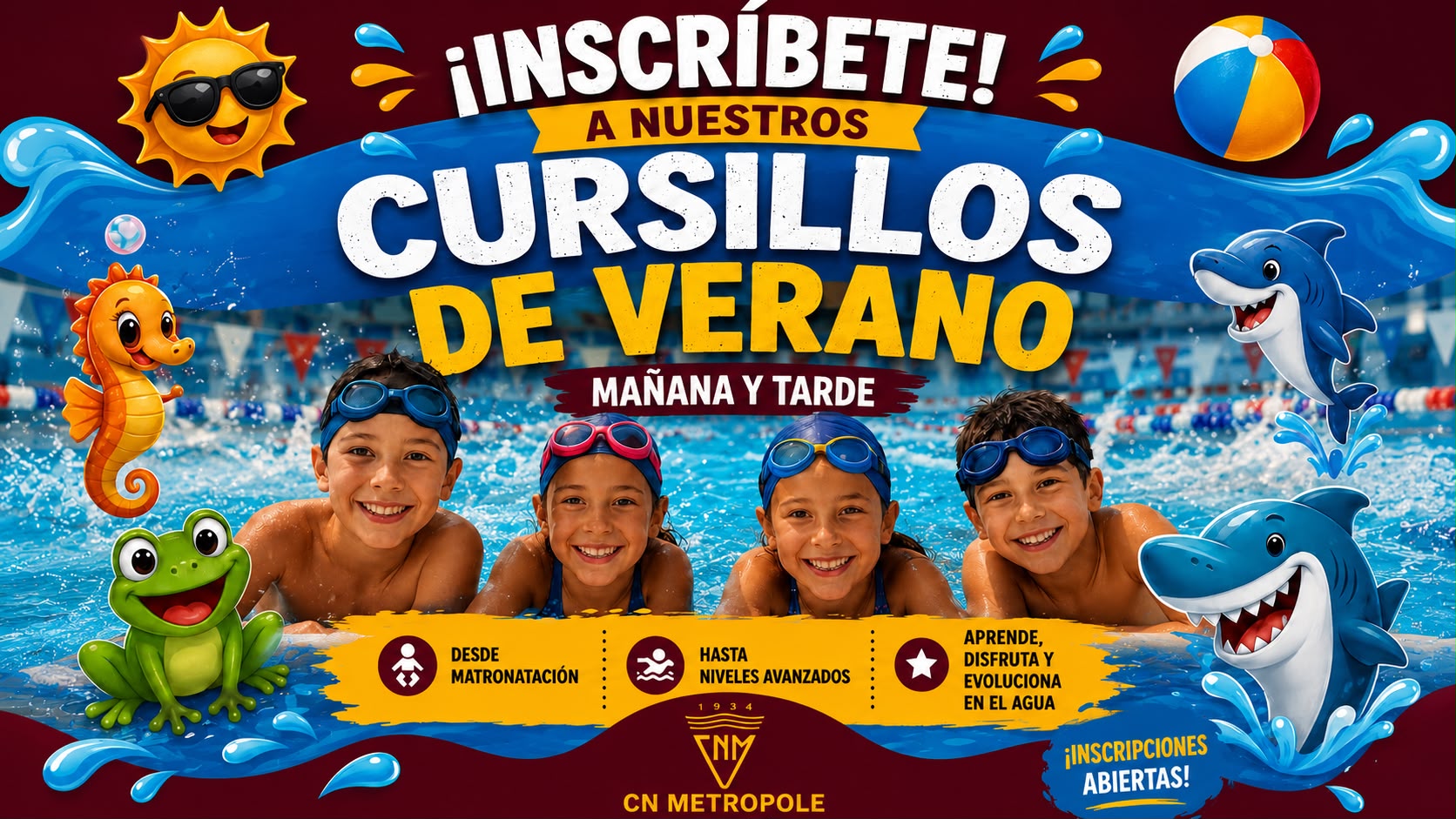 Cursillos de verano CN Metropole